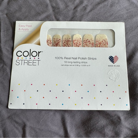 *Rare, HTF* Color Street: Thanks a Million | Fall Thanksgiving Red Orange Gold - Picture 3 of 10